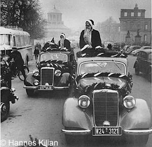 Nikolausparade der amerikaner, Copyright Hannes Kilian, Foto 1951